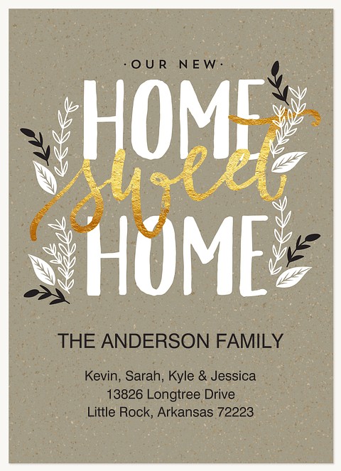 Brilliant Home Moving Announcements