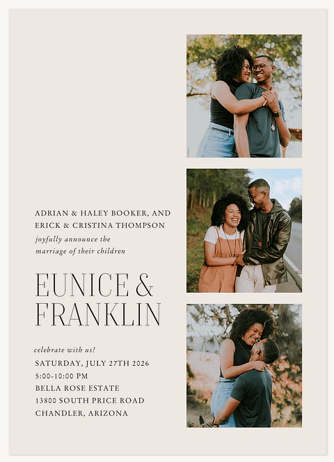 Simply Blissful Wedding Invitations
