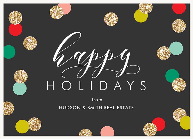 Holiday Speckles Lawyer Christmas Cards