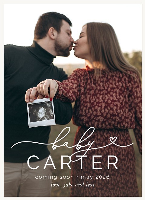 Baby Incoming Pregnancy Announcements