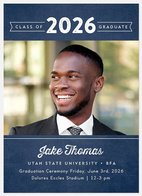 Classic Style Graduation Announcements
