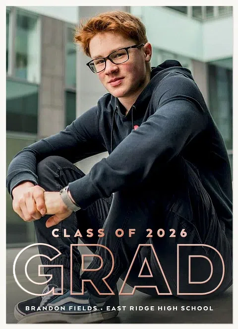 Grad Outline Graduation Cards