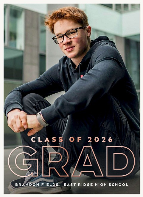 Grad Outline Graduation Cards