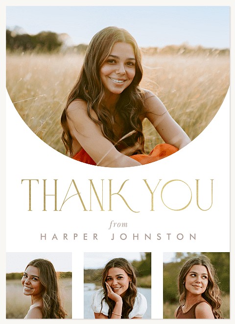 Sweeping Thanks Thank You Cards 