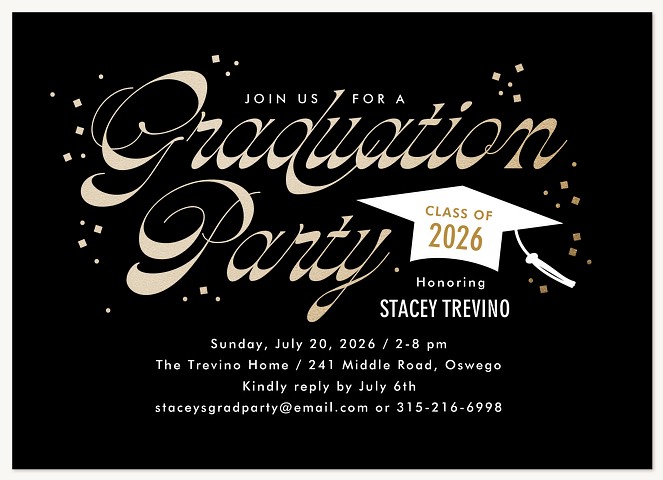 Tassel & Confetti Graduation Cards