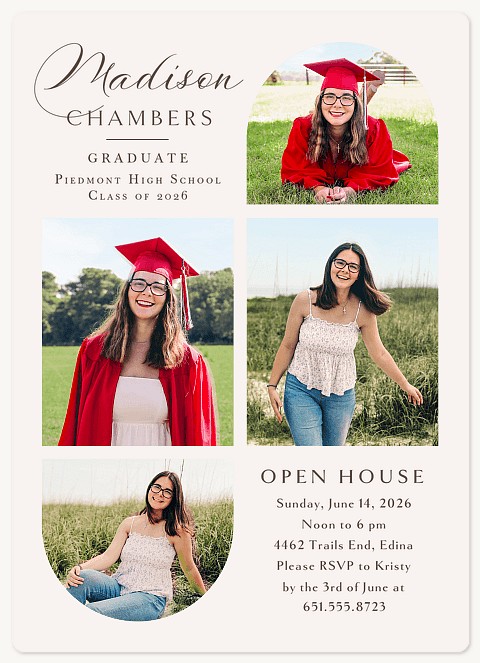 Modern Elegance Graduation Cards