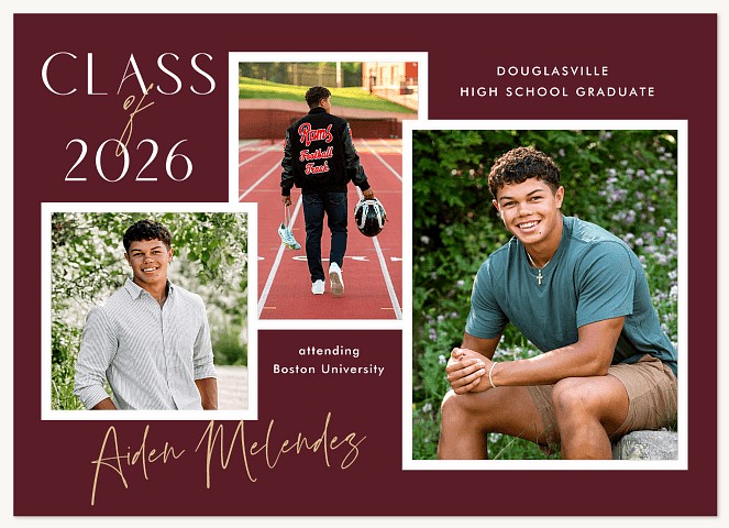 Penmanship Graduation Cards