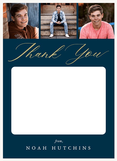 Sweeping Script Thank You Cards 