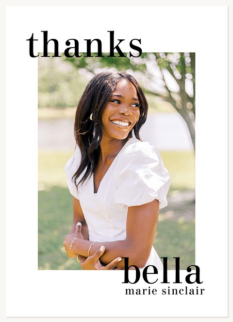 Bold Gratitude Thank You Cards 