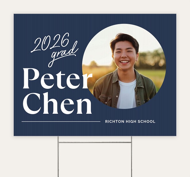 Circle Sign Custom Yard Signs