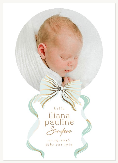 Baby Balloon Baby Announcements