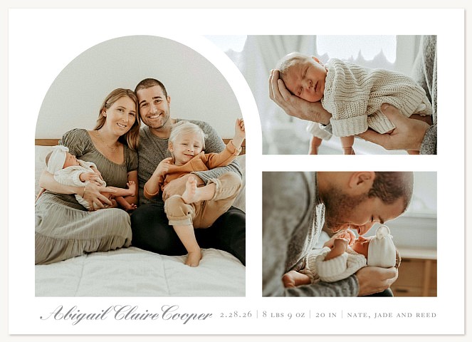 Mixed Gallery Baby Announcements