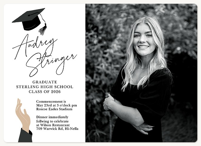 Tossing Upward Graduation Cards