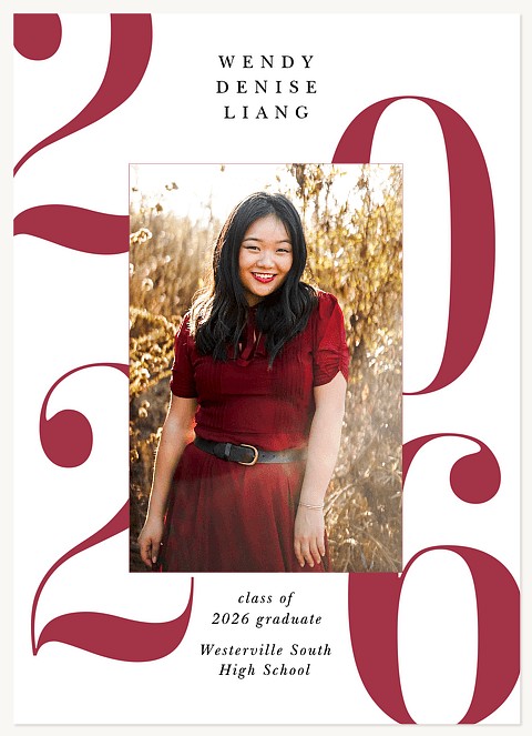 Full Year Graduation Cards