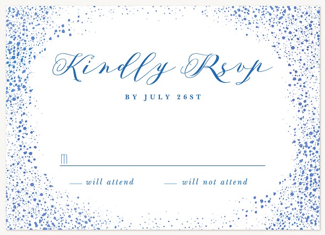 Windswept Bat Mitzvah RSVP Cards