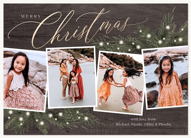 Cozy Tradition Personalized Holiday Cards