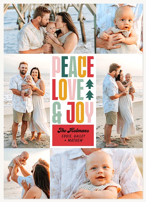 Crafty Peace Personalized Holiday Cards