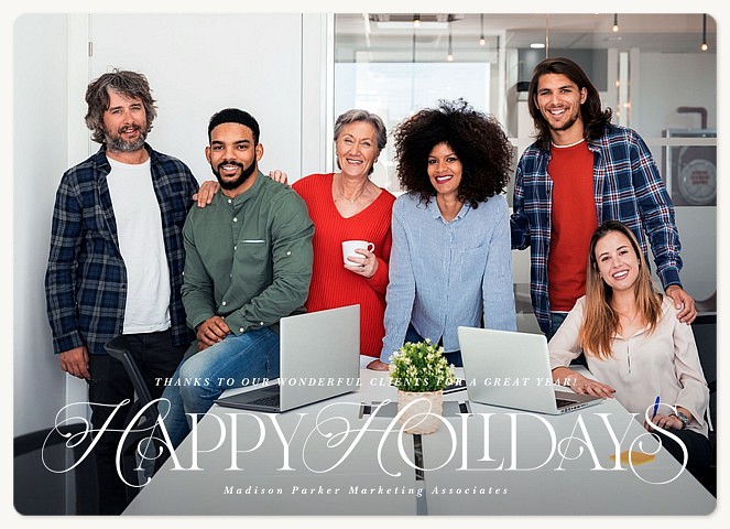 Wonderful Clients Holiday & Christmas Magnet Cards