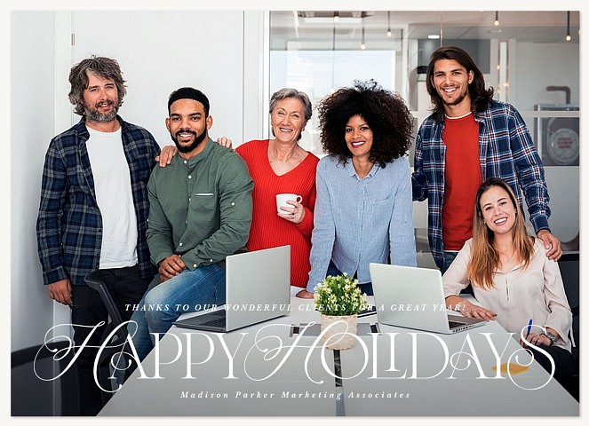 Wonderful Clients Business Holiday Cards