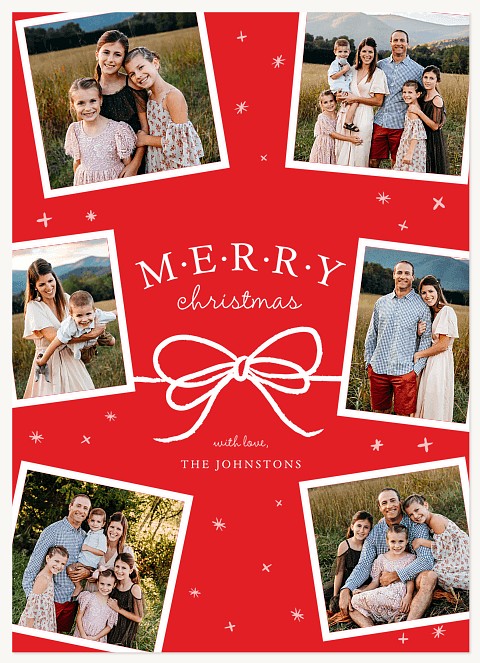 Simply Tied Personalized Holiday Cards