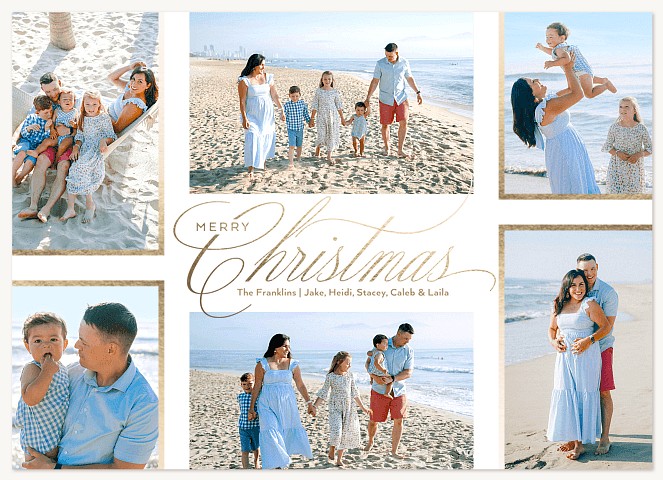 Luxe & Refined Personalized Holiday Cards