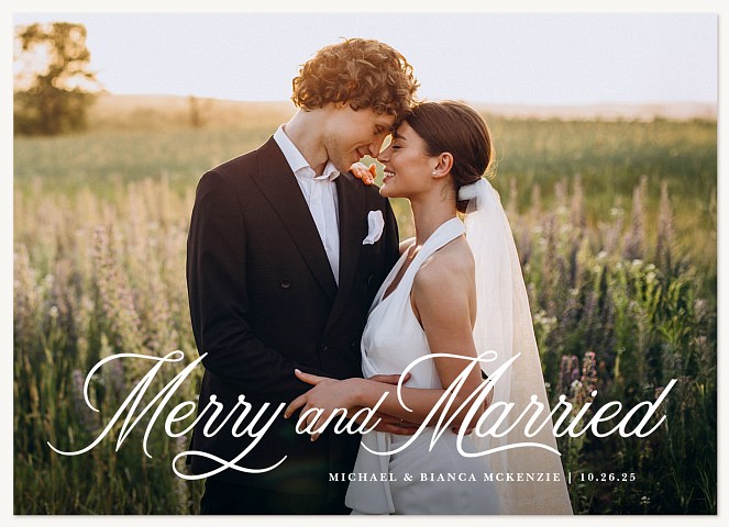 Holiday Romance Personalized Holiday Cards