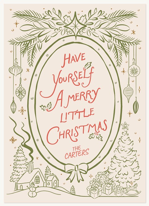 Little Xmas Personalized Holiday Cards