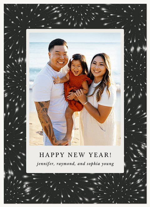 Classic Sparklers Personalized Holiday Cards