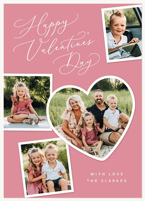 Love in Script Valentines Cards