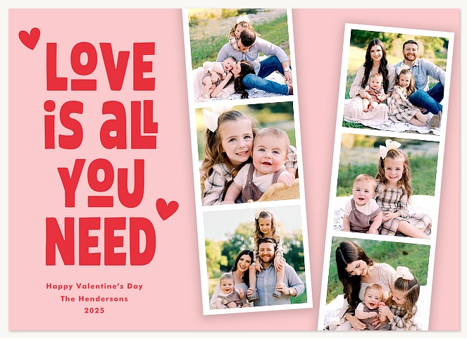 Retro Snaps Valentines Cards