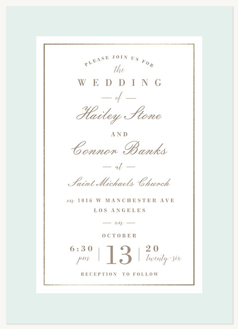 Classic Fete Wedding Invitations