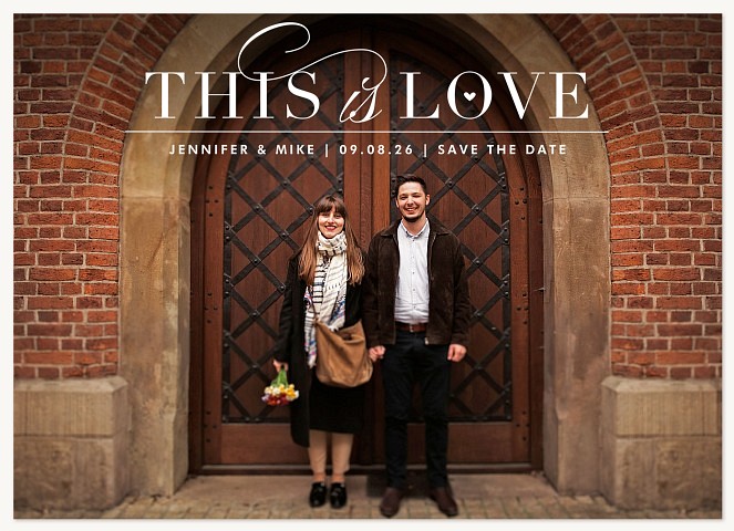 This is Love Save the Date Cards