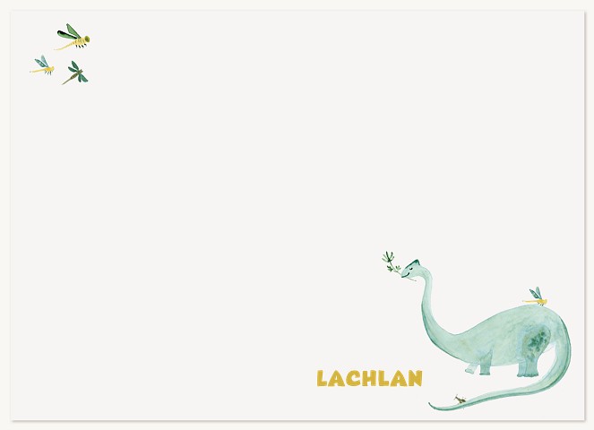 Friendly Dinosaur Stationery