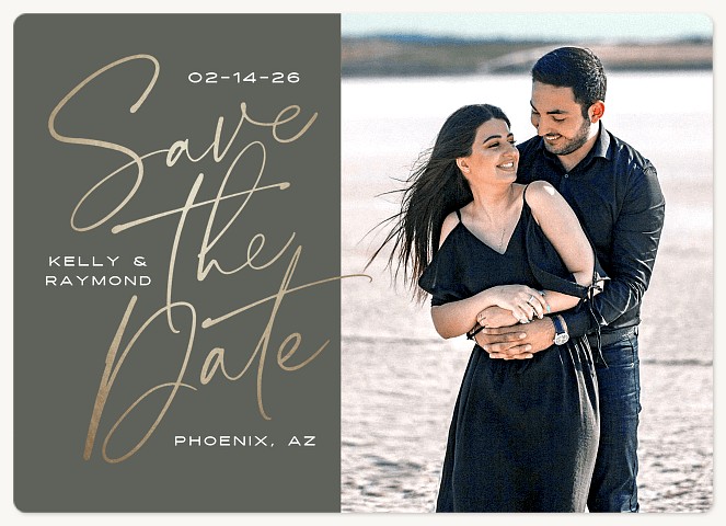 Scripted Big Save the Date Magnets