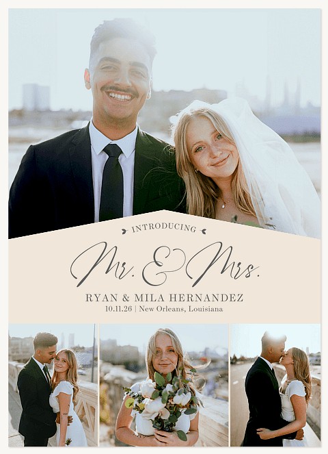 Married Debut Wedding Announcements