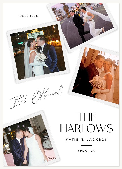 Officially Wedding Announcements