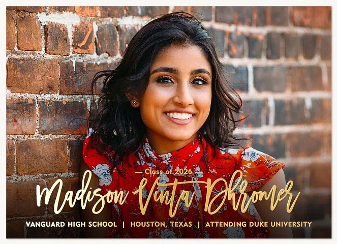 Whimsical Grad Graduation Announcements