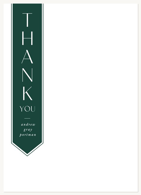 Refined Banner Thank You Thank You Cards 
