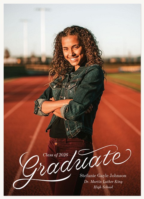 Scripted Graduate Graduation Cards