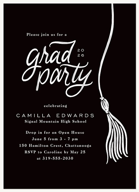 Tassel Turn Graduation Cards