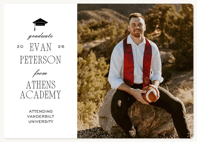 Graduate Column Graduation Cards