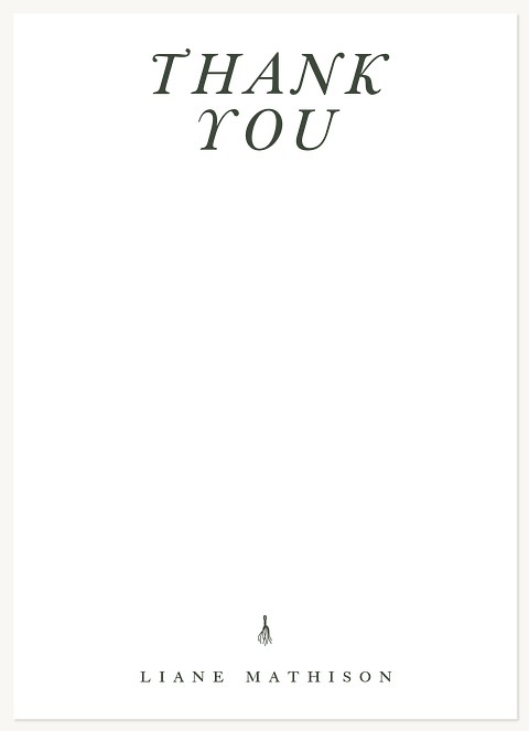 Little Tassle Thank You Cards 