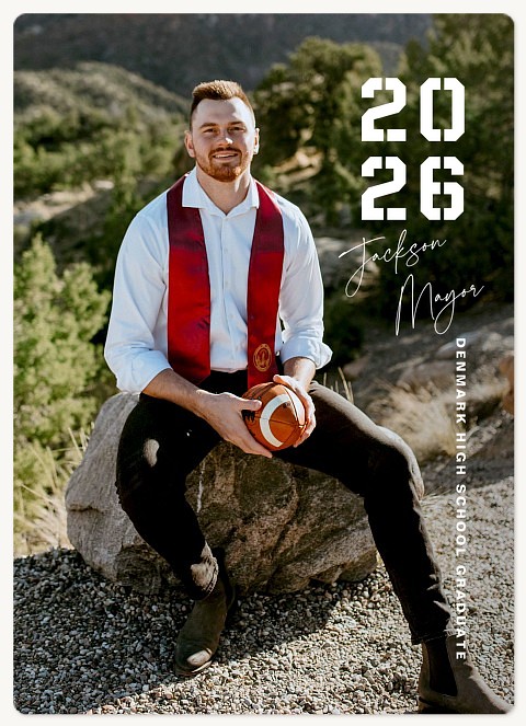 Stencil Year Graduation Cards