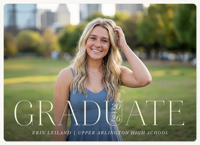 Panoramic Grad Graduation Cards