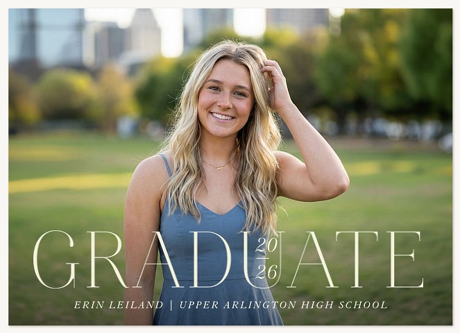 Panoramic Grad Graduation Cards