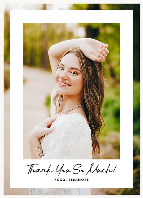 Signature Frame Thank You Cards 