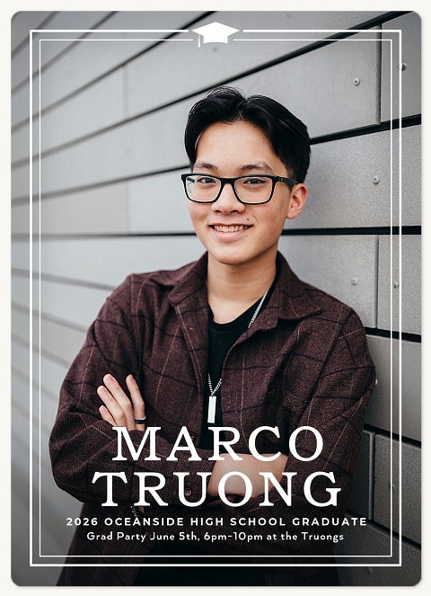 Name Stack Graduation Cards