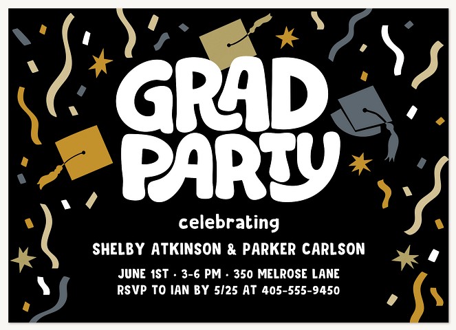 Party Time Graduation Cards