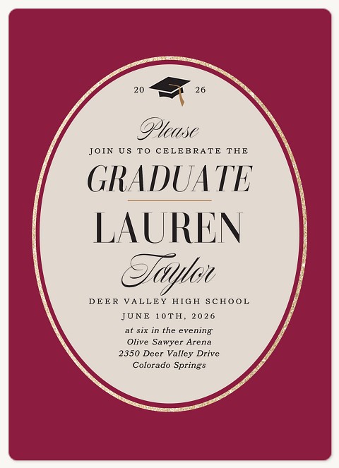 Big Debut Graduation Cards