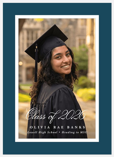 Classic Border Graduation Cards